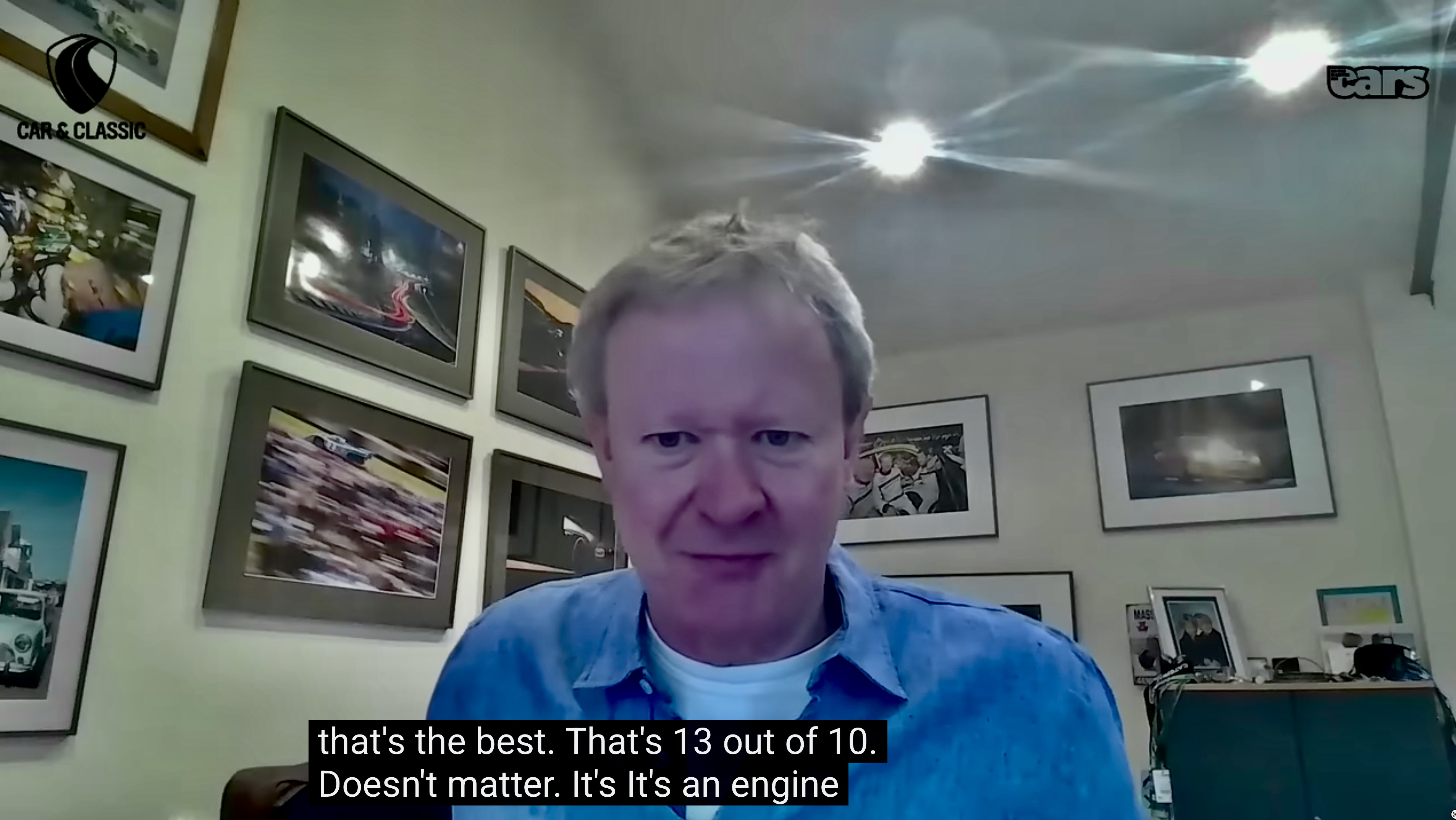 Chris Cooper — That's 13 out of 10. It's an engine.